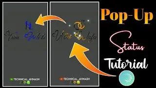 Pop up Lyrics Status Video Editing | Lyrics Status Video editing Alight Motion | Instagram Reels