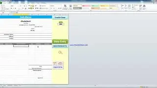 Print Slip or Cash Memo Making Simple VBA Excel Userform in Hindi | Make simply payment slip in VBA