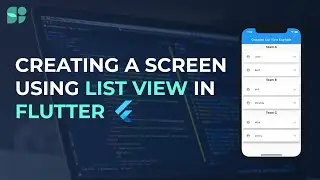 How to create a screen using Listview in Flutter | Flutter Screens | SemiKolan