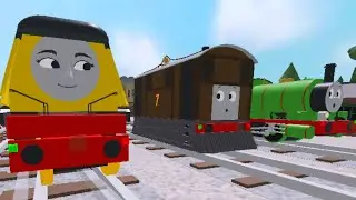 The High Speed Chase || A Blue Train With Friends Remake