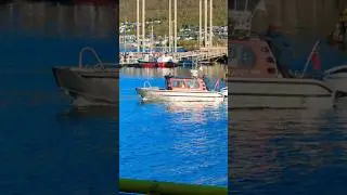 Rescue motorboat. #shorts #boat #people #hd #marina #rescueboat