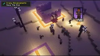 I Saved An End Village From A Raid | Ep 1 | Crazy Advancements
