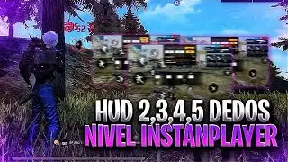 OS BRABOS!! 👾 TOP 4 MELHORES HUD 2,3,4,5 DEDOS FREE FIRE| HUD COMPLETO!