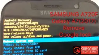 SAMSUNG A720F/A7 2017 v6.0.0 frp bypass google account