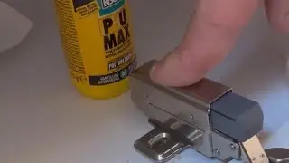 Quick Fix: Cabinet Hinge Repair in Tight Space | MDF Repair Hack #FurnitureRepair #DIYHacks