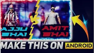 How To Create 1 vs 1 Free fire thumbnail on Android ||Smr Gfx||