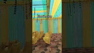 haldi setup #haldi #haldiceremony #haldigeet #weddingshoot #shortsfeed #shorts