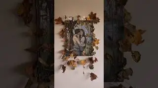 Fall is ending 🍁🍂🥀 so I painted with LEAVES 