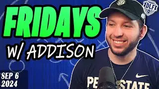 Fantasy Football AMA! | Fridays with Addison!