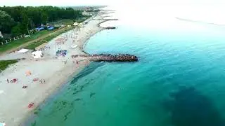 Железный порт  Обзор курорта с дрона