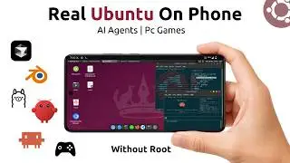 How to Install Ubuntu on Any Android (NO ROOT) | Run Cursor AI, AI Agents & PC Games