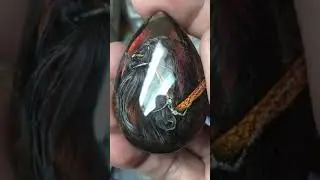 Аммонит с росписью