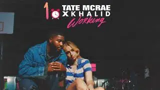 tate mcrae khalid working one hour loop
