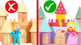 Do you Know How To Build A Cardboard Castle ??? 💪💪💪