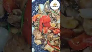 Вешенки  с мясом  Китайская кухня.🌶🥢🔥 #food