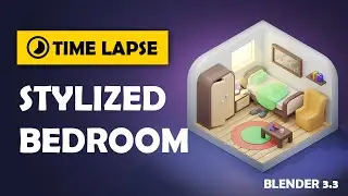 Blender Modeling Timelapse - Bedroom