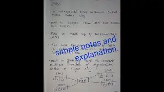 Wide Area Network || Metropolitan area network ||  MAN || WAN || lecture 4