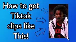 How to get Sport clips for your TikTok videos on your phone!!!