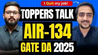 Toppers Talk | Pratyaksh Tandon | AIR - 134 | GATE DA 2025 | Sriniwas Paliwal | The ML Hub