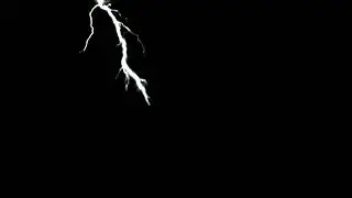 Green screen Lightning 4K video