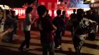 bon odori (festibal dance) waseda Japan