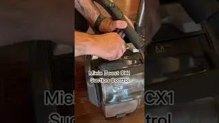 Miele Boost CX1 Bagless Vacuum: A Closer look at the suction settings.