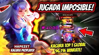 TRIPLE KILL WITH 0 HP UNDER ENEMY TOWER! KAGURA TOP 1 GLOBAL 96.1% WINRATE! | MOBILE LEGENDS