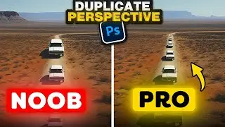 Photoshop Tutorial For BEGINNERS: Duplicate Subjects with Perspective!