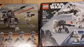 How to turn the LEGO SNOWTROOPER BATTLE PACK INTO A 501ST BATTLE PACK!!