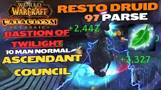 Ascendant Council - Resto Druid PoV - Normal Bastion of Twilight - WoW Cataclysm Classic