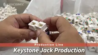 Production Line For RJ45 Keystone Jack Manufacturing Process