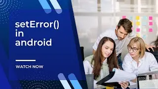 setError() | How to set error message on EditText  in android | In Gujarati | 