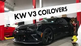 2017 Camaro SS KW Suspension V3 Coilovers Installed!