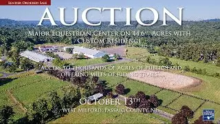 West Milford Equestrian Estate Auction