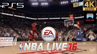 NBA Live 16 CAVALIERS vs  WARRIORS  / 4K60 PS5 SLIM GAMEPLAY