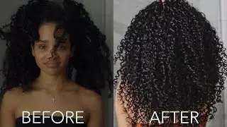 Full Curly Hair Routine | Winter TLC