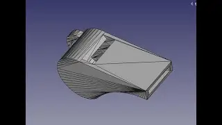 FreeCad Свисток и шарик