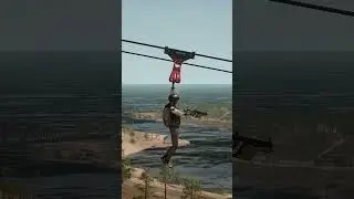🏜️How to make an entrance using the Zipline in 