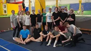 Посещение батутного центра.