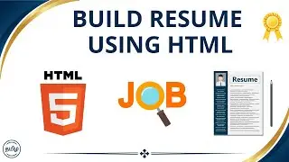 Build Resume Using HTML | Build a Professional CV Without CSS