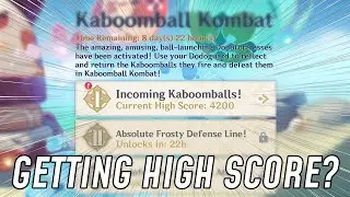 Trying to Get High Score in Kaboomball Kombat Event ( Genshin Impact )