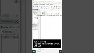 Creando mi primera Macro usando VBA 