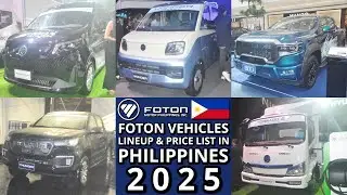 Foton Vehicles Lineup & Price List in Philippines 2025 | Wonder, Traveller Sierra, Tunland V9 & MORE
