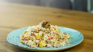 The most Delicious Pomegranate Salad with walnuts! New Year's Menu