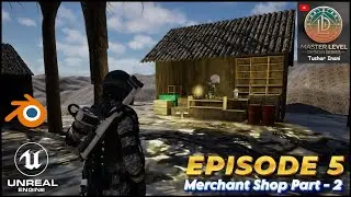 Build & Texture Merchant Shop with Procedural Materials in Blender → UE5 | Level Design Series Ep 5