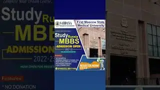 I.M. Sechenov First Moscow State Medical University(Sechenov University) MBBS In Russia for Indians.