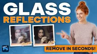 Remove Glass Reflections in Seconds in Photoshop! (Beginner Guide)