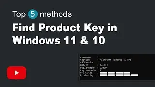 How to find Product Key in Windows 11 and 10