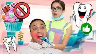 Flor de Menina ensina como Escovar os Dentes e ir ao Dentista | Melhores do Ano - Parte 2