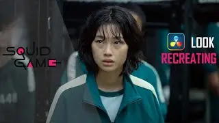 Get The Look of Squid Game.Davinci Resolve 17 Color Grading Tutorial